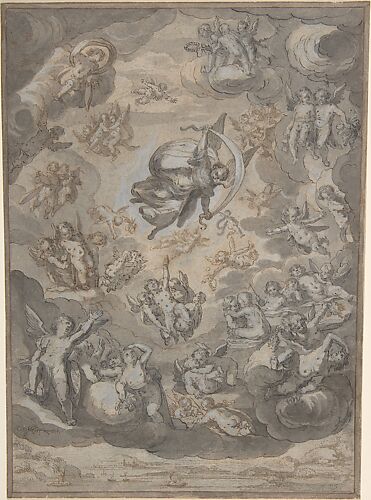 Flying Putti, Surrounding Archangel Raphael