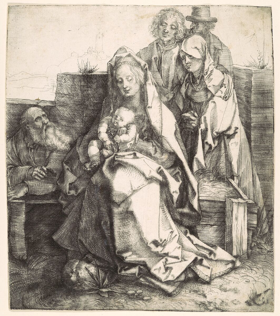 The Holy Family, Albrecht Dürer (German, Nuremberg 1471–1528 Nuremberg), Drypoint