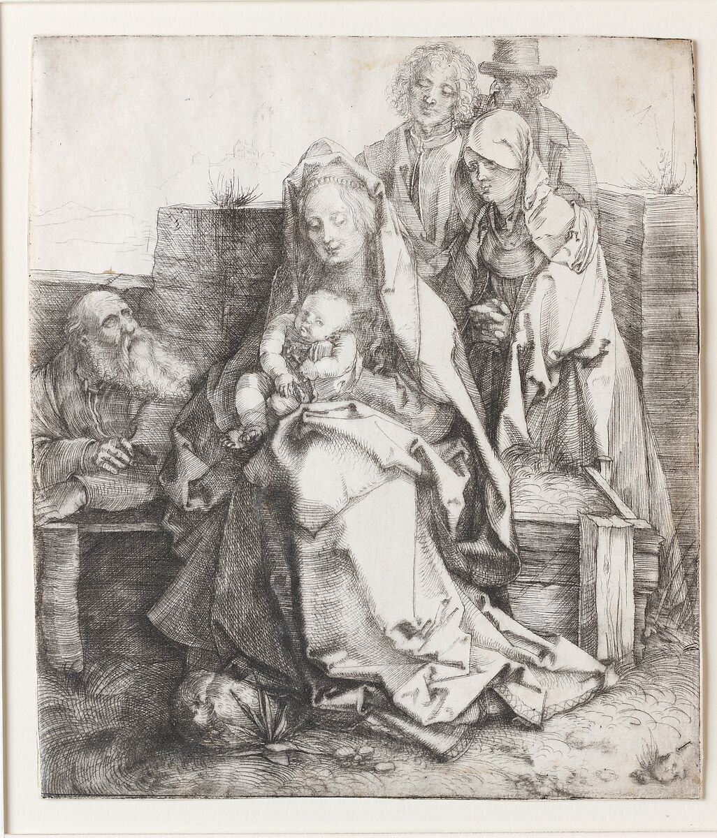 The Holy Family, Albrecht Dürer (German, Nuremberg 1471–1528 Nuremberg), Drypoint