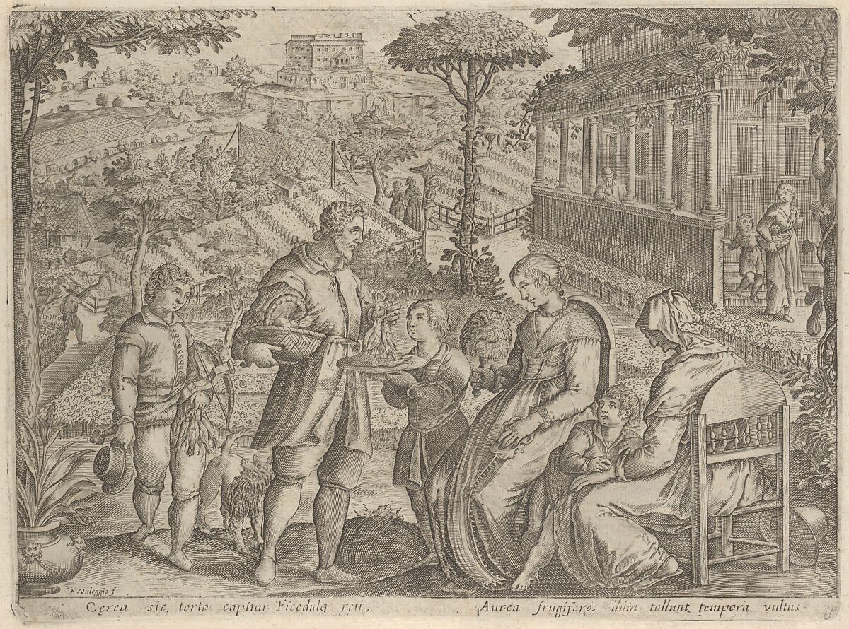 Eleven bound prints of hunts, Francesco Valesio (Italian, active Venice, 1598–1624) (Valegio) 