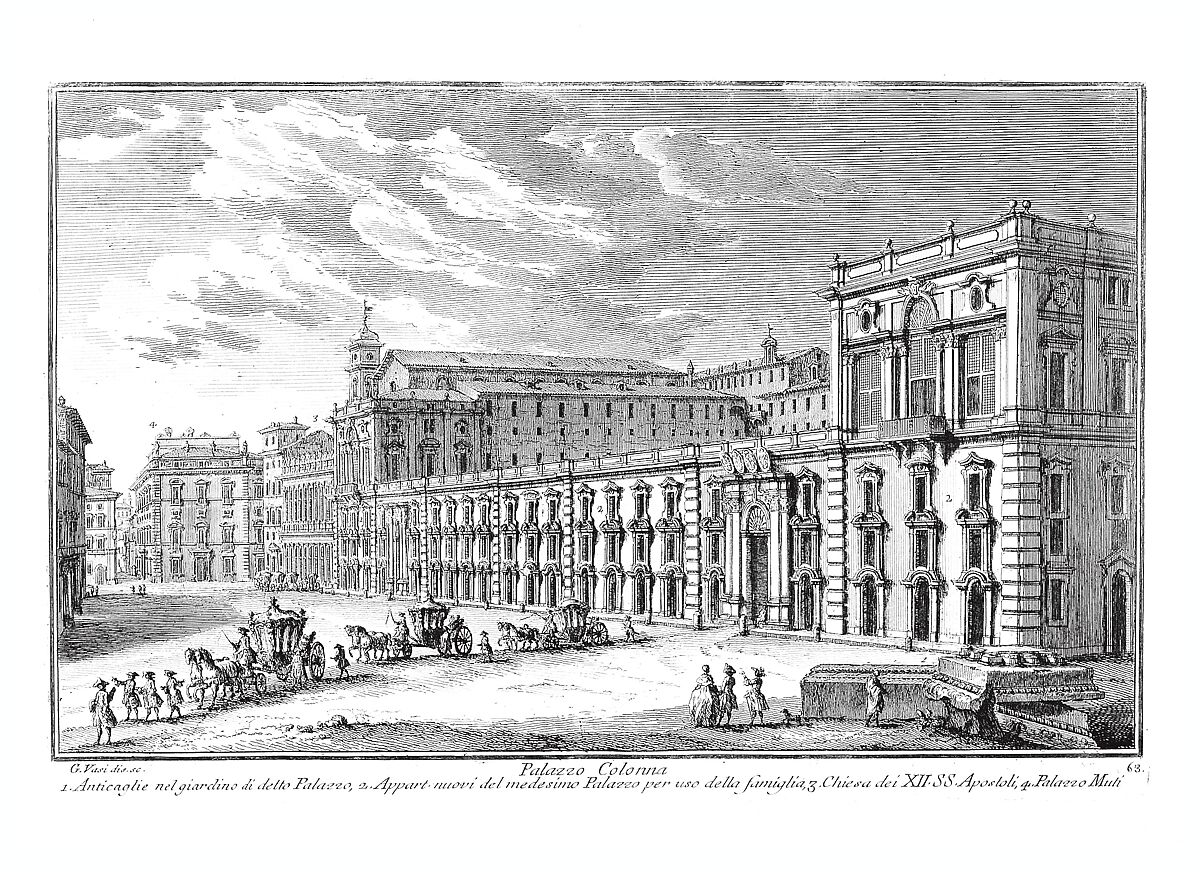 Raccolta Delle Più Belle Veduta Antiche, E  Moderne Di Roma..., Giuseppe Vasi (Italian, 1710–1782)  , Rome, Etching 