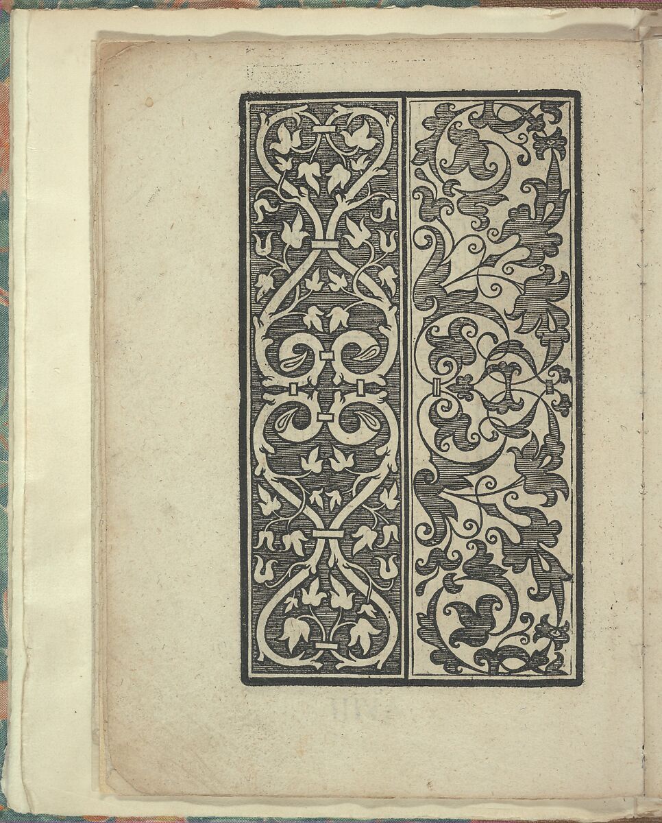 Opera Nova Universali intitulata Corona di racammi, Giovanni Andrea Vavassore (Italian, active Venice 1530–1573)  , Venice, Woodcut