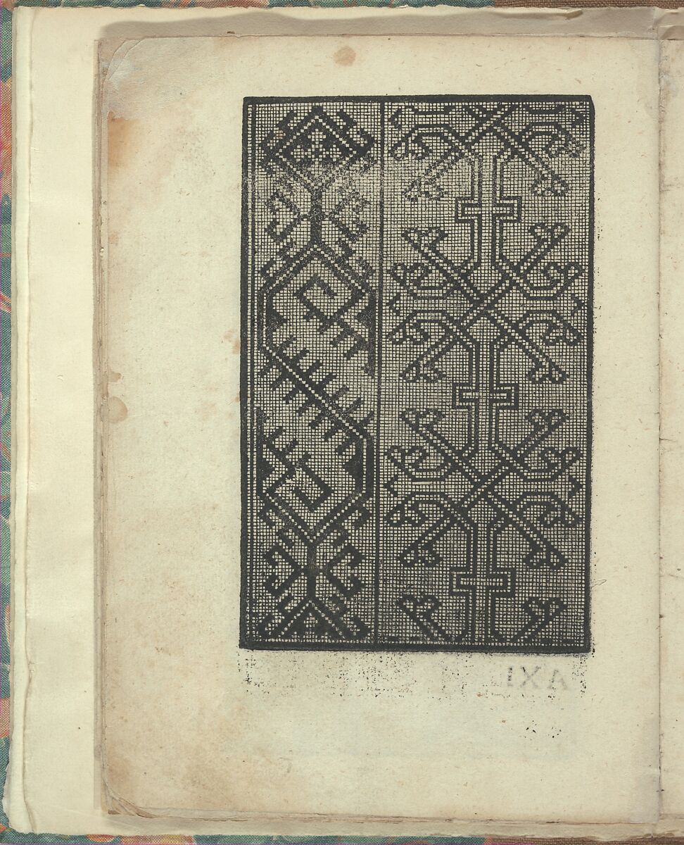 Opera Nova Universali intitulata Corona di racammi, Giovanni Andrea Vavassore (Italian, active Venice 1530–1573)  , Venice, Woodcut