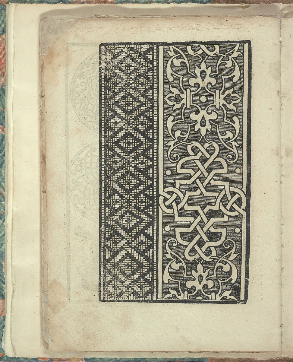 Opera Nova Universali intitulata Corona di racammi, Giovanni Andrea Vavassore (Italian, active Venice 1530–1573)  , Venice, Woodcut