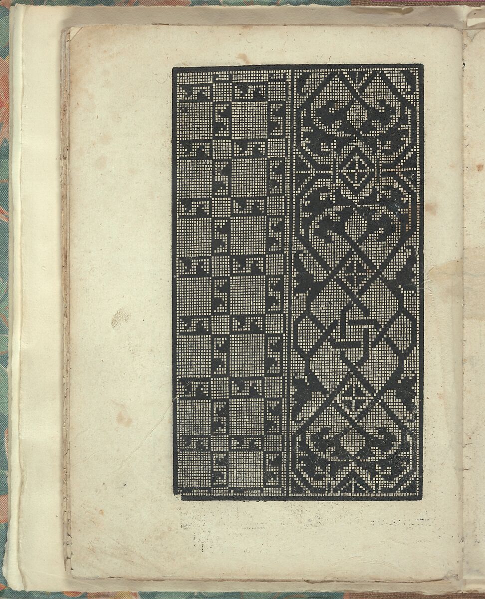 Opera Nova Universali intitulata Corona di racammi, Giovanni Andrea Vavassore (Italian, active Venice 1530–1573)  , Venice, Woodcut