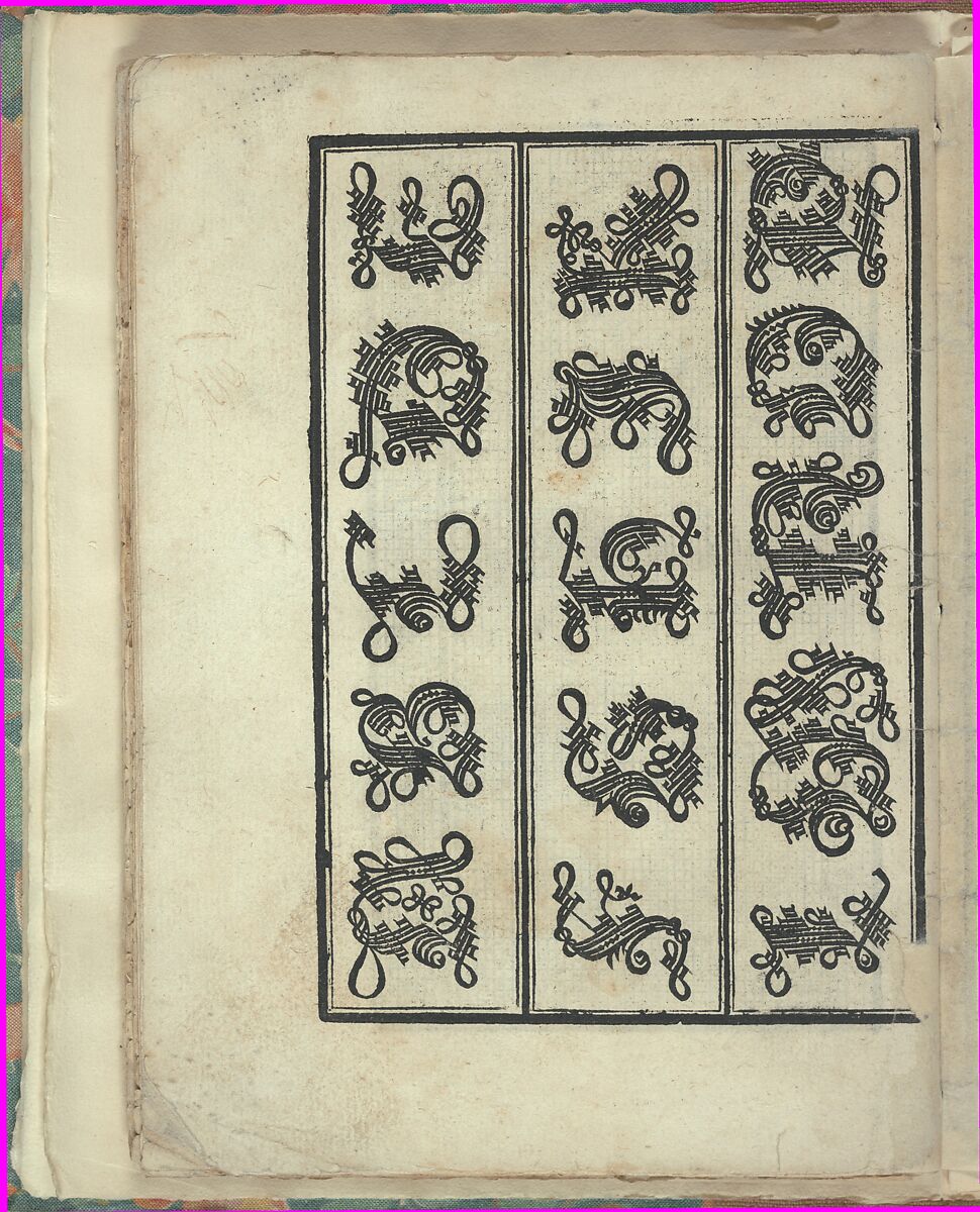 Opera Nova Universali intitulata Corona di racammi, Giovanni Andrea Vavassore (Italian, active Venice 1530–1573)  , Venice, Woodcut