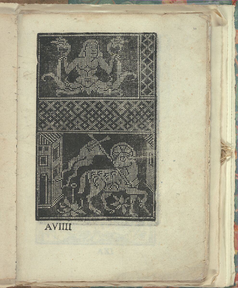 Opera Nova Universali intitulata Corona di racammi, Giovanni Andrea Vavassore (Italian, active Venice 1530–1573)  , Venice, Woodcut
