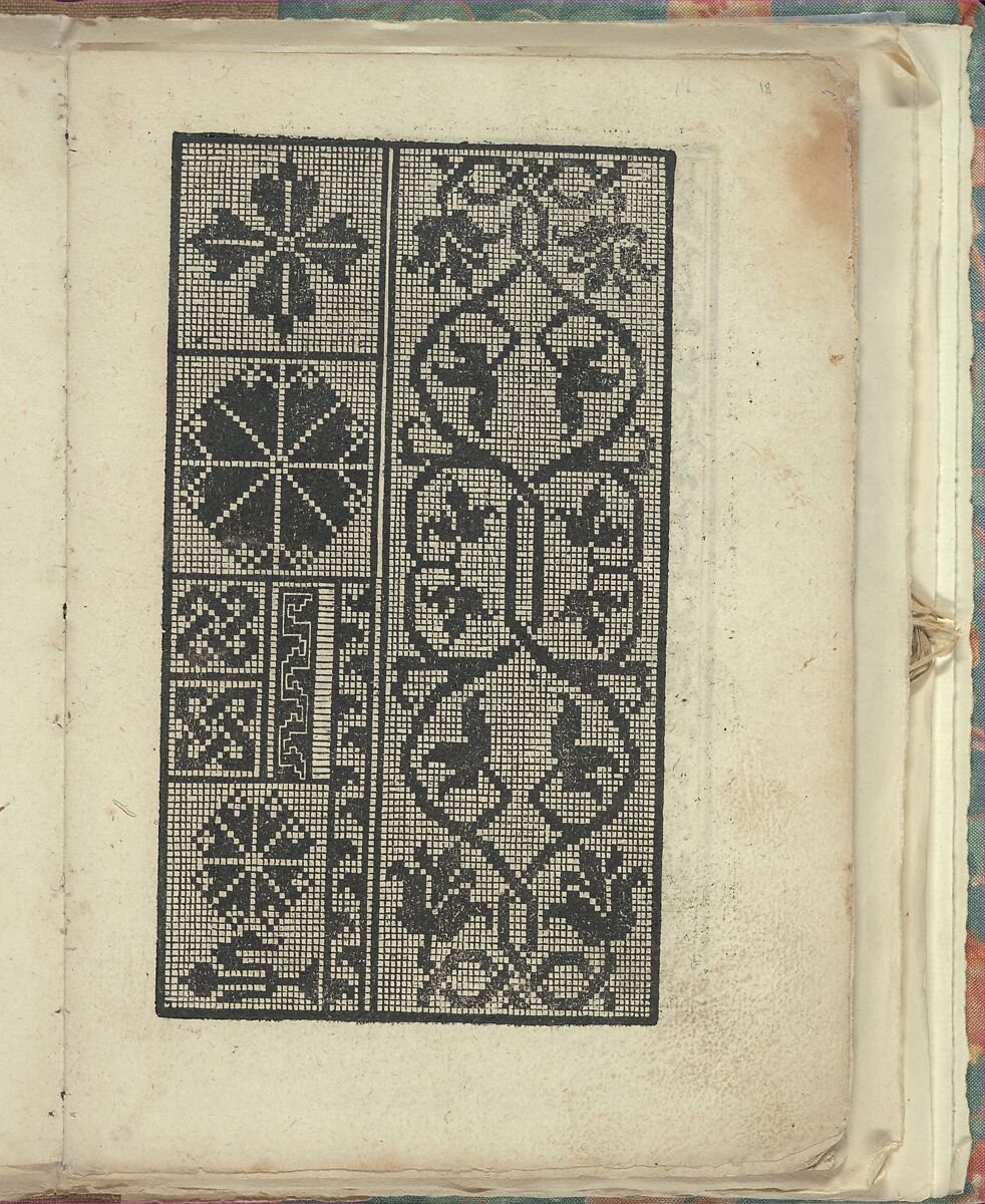 Opera Nova Universali intitulata Corona di racammi, Giovanni Andrea Vavassore (Italian, active Venice 1530–1573)  , Venice, Woodcut