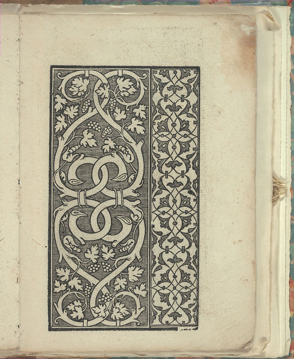 Opera Nova Universali intitulata Corona di racammi, Giovanni Andrea Vavassore (Italian, active Venice 1530–1573)  , Venice, Woodcut