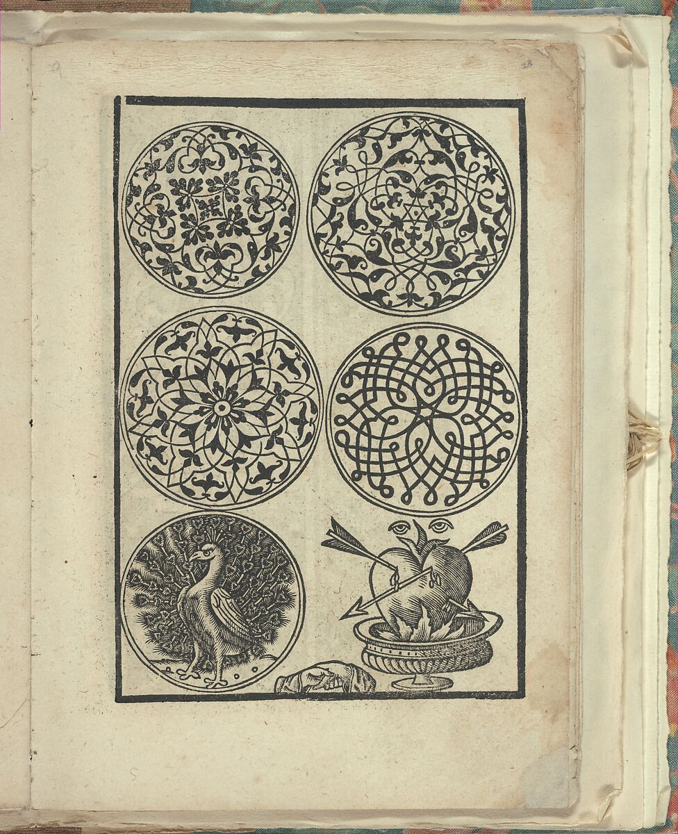 Opera Nova Universali intitulata Corona di racammi, Giovanni Andrea Vavassore (Italian, active Venice 1530–1573)  , Venice, Woodcut