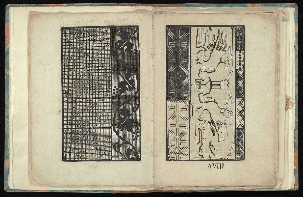 Opera Nova Universali intitulata Corona di racammi, Giovanni Andrea Vavassore (Italian, active Venice 1530–1573)  , Venice, Woodcut