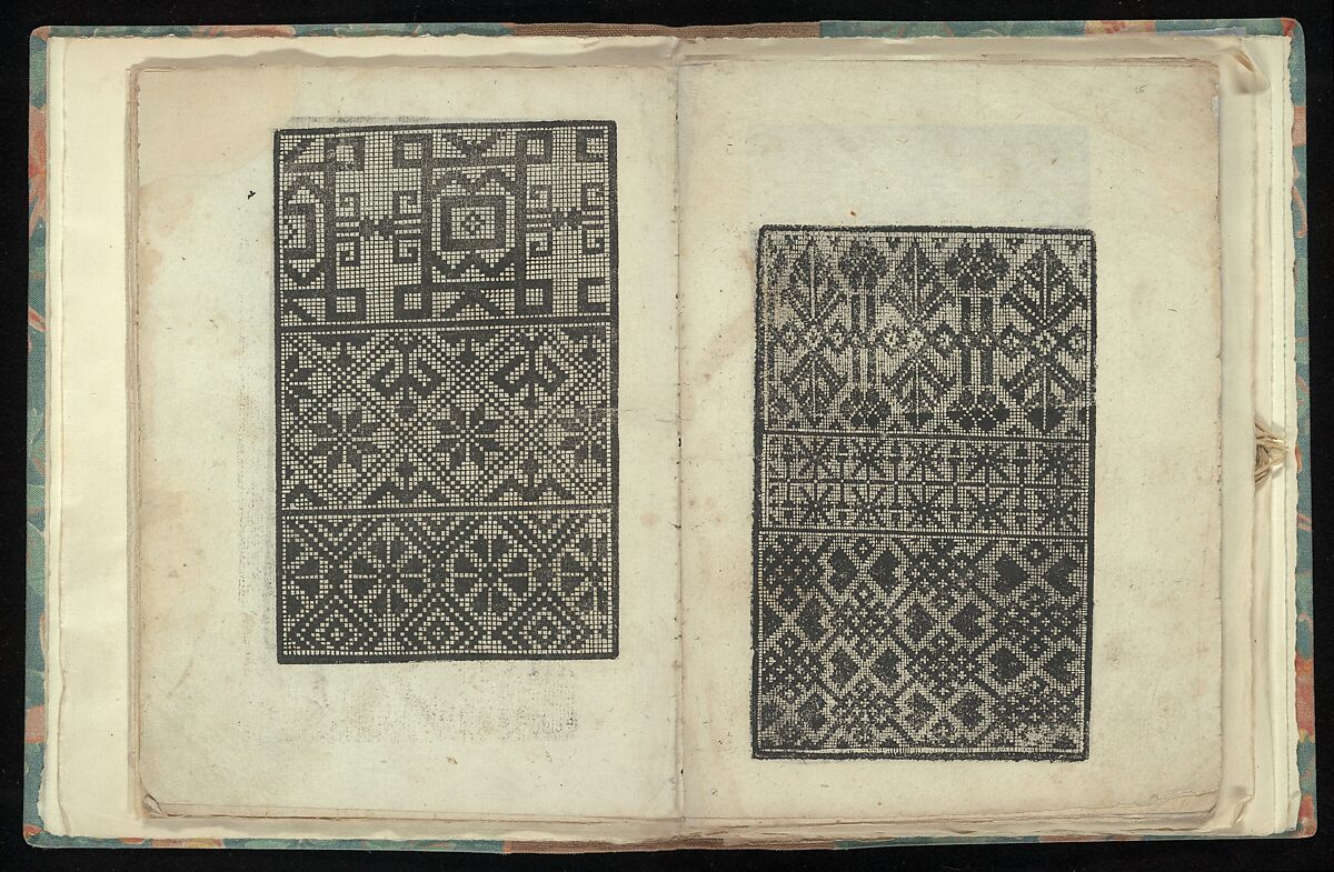 Opera Nova Universali intitulata Corona di racammi, Giovanni Andrea Vavassore (Italian, active Venice 1530–1573)  , Venice, Woodcut