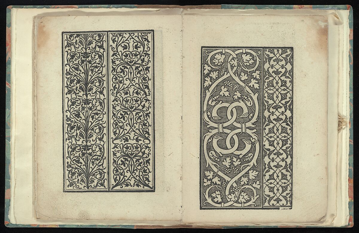 Opera Nova Universali intitulata Corona di racammi, Giovanni Andrea Vavassore (Italian, active Venice 1530–1573)  , Venice, Woodcut