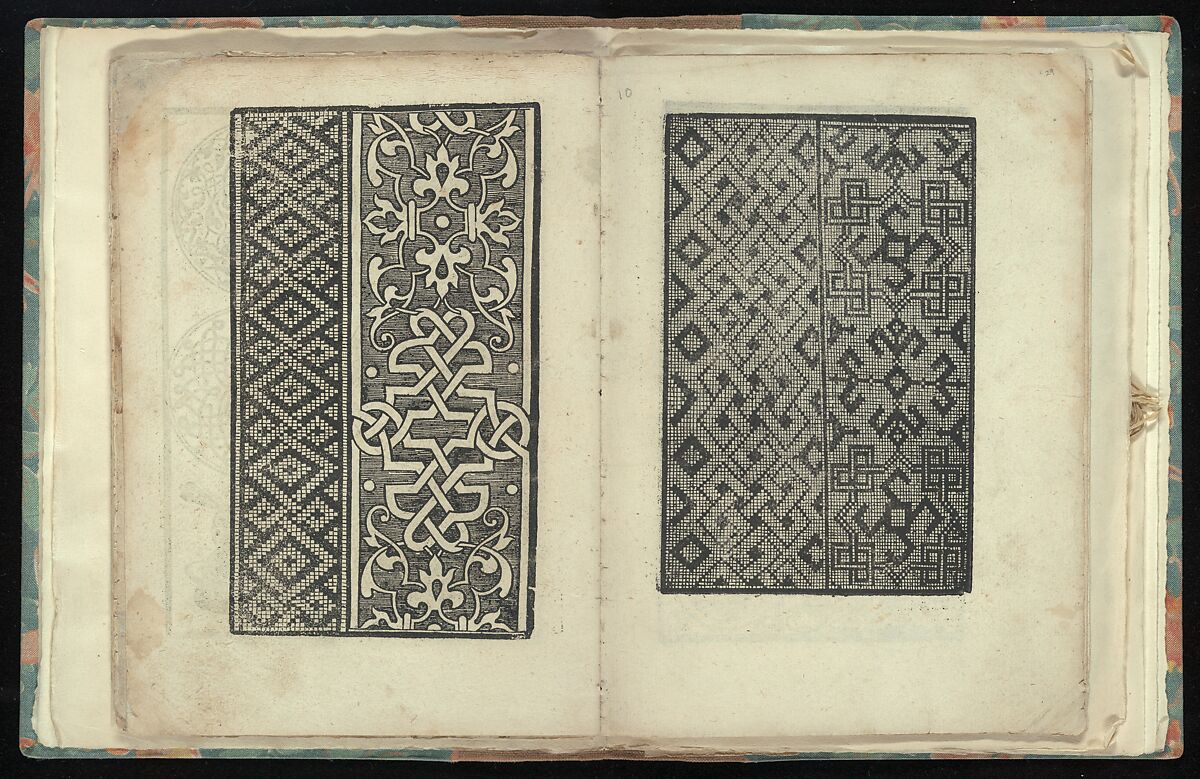 Opera Nova Universali intitulata Corona di racammi, Giovanni Andrea Vavassore (Italian, active Venice 1530–1573)  , Venice, Woodcut