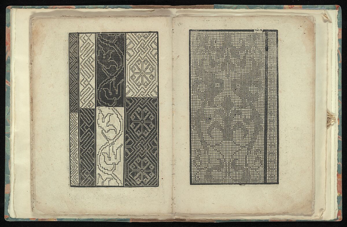 Opera Nova Universali intitulata Corona di racammi, Giovanni Andrea Vavassore (Italian, active Venice 1530–1573)  , Venice, Woodcut