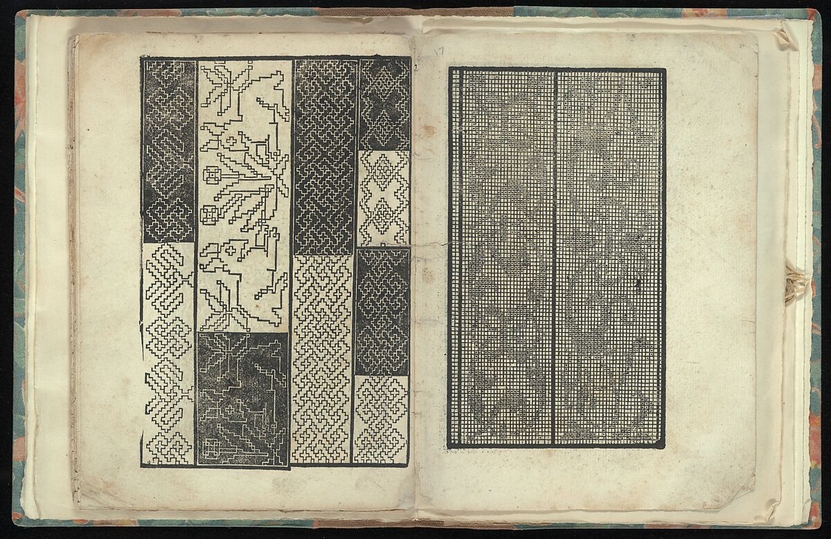 Opera Nova Universali intitulata Corona di racammi, Giovanni Andrea Vavassore (Italian, active Venice 1530–1573)  , Venice, Woodcut