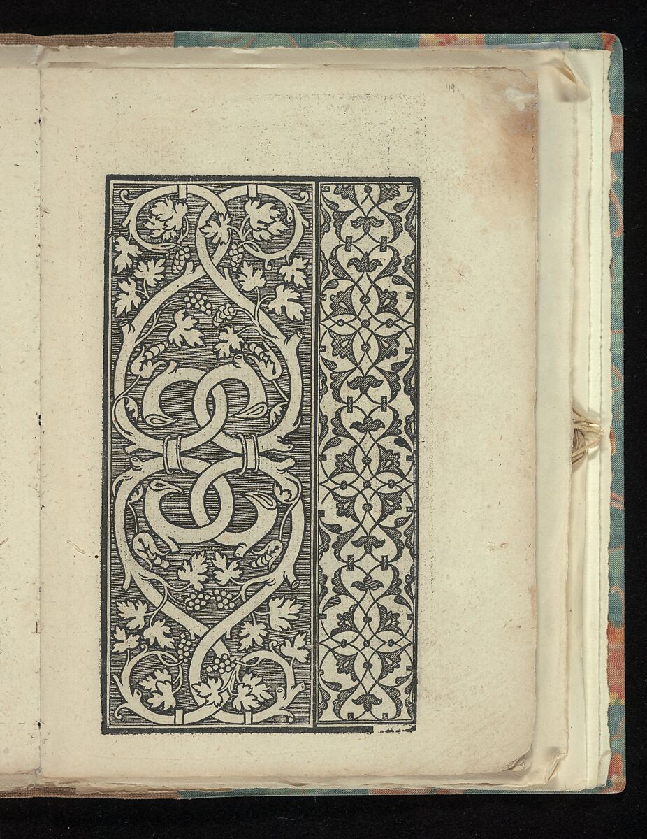 Opera Nova Universali intitulata Corona di racammi, Giovanni Andrea Vavassore (Italian, active Venice 1530–1573)  , Venice, Woodcut