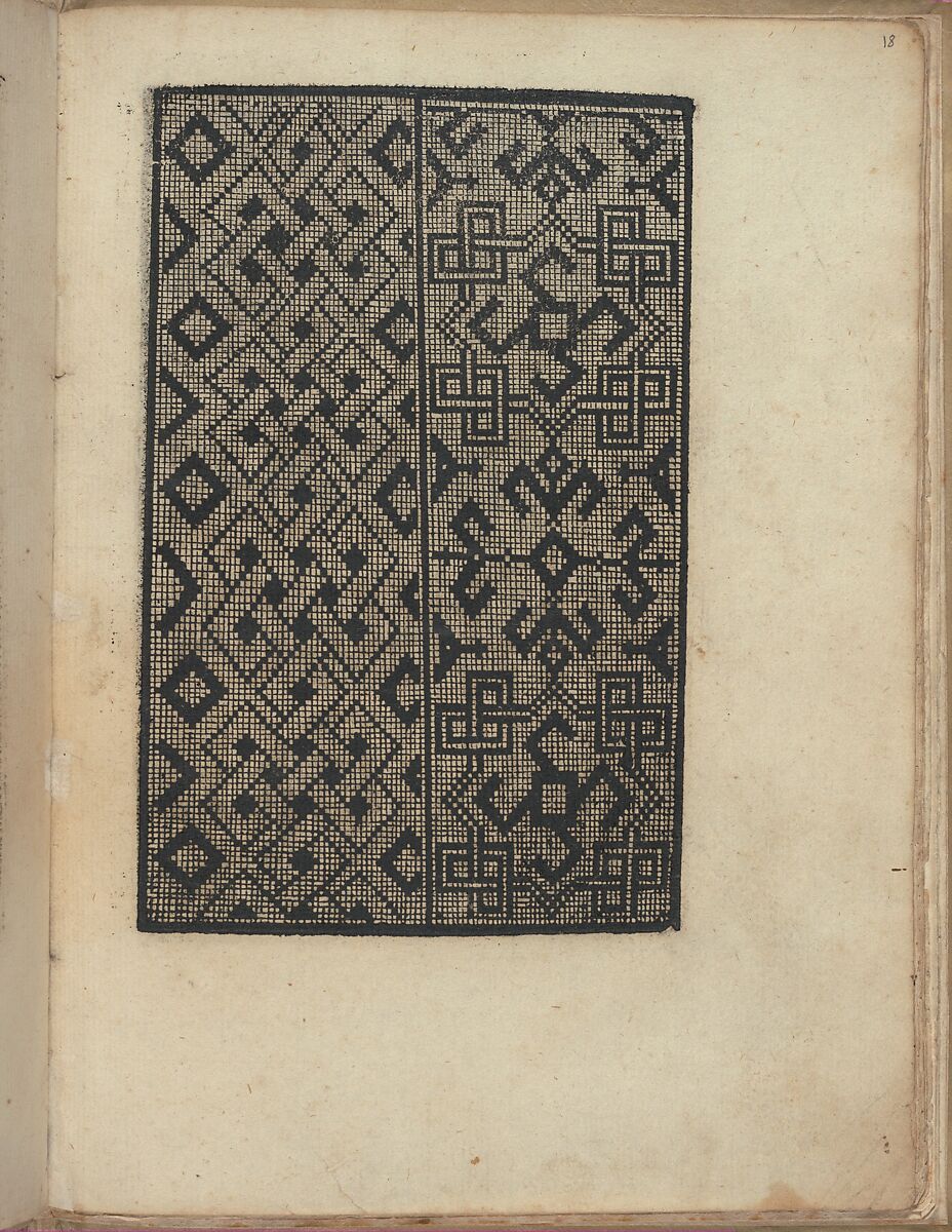 Esemplario di Lauori..., Giovanni Andrea Vavassore (Italian, active Venice 1530–1573)  , Venice, Woodcut