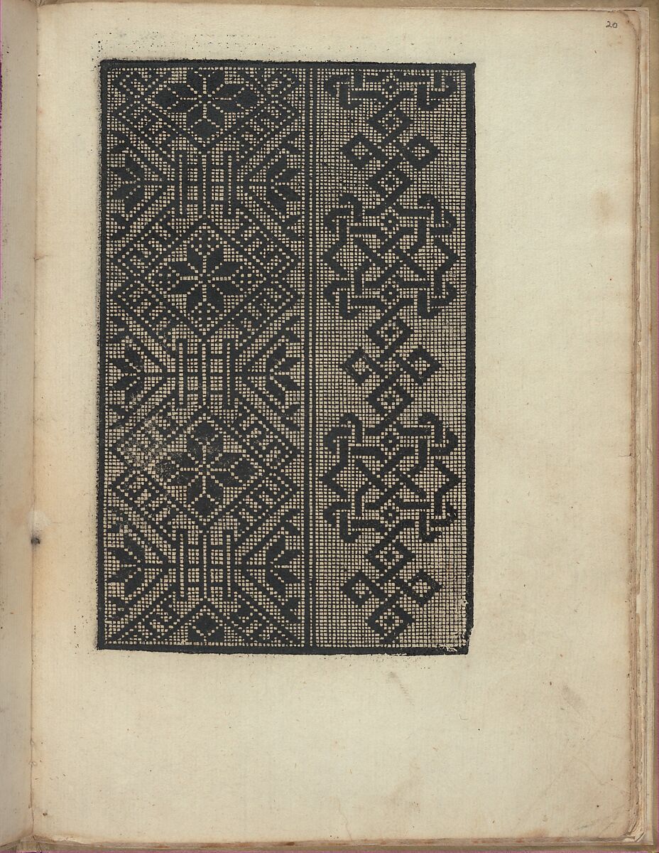 Esemplario di Lauori..., Giovanni Andrea Vavassore (Italian, active Venice 1530–1573)  , Venice, Woodcut