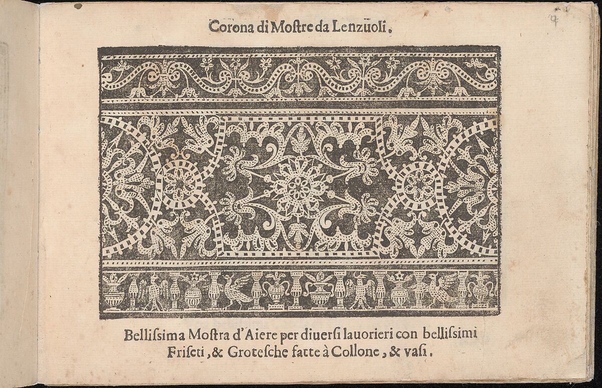 Corona delle Nobile et Virtuose Donne, Libro Terzo, Cesare Vecellio (Italian, Pieve di Cadore 1521–1601 Venice)  , Venice, Woodcut