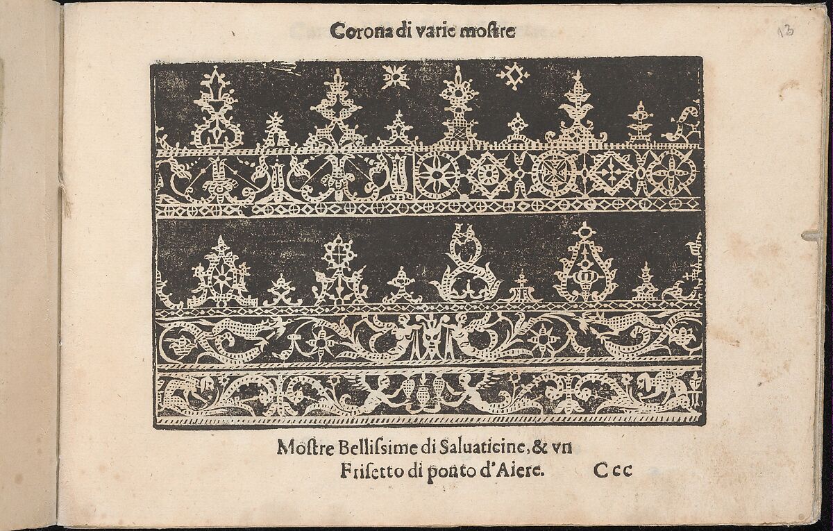 Corona delle Nobile et Virtuose Donne, Libro Terzo, Cesare Vecellio (Italian, Pieve di Cadore 1521–1601 Venice)  , Venice, Woodcut