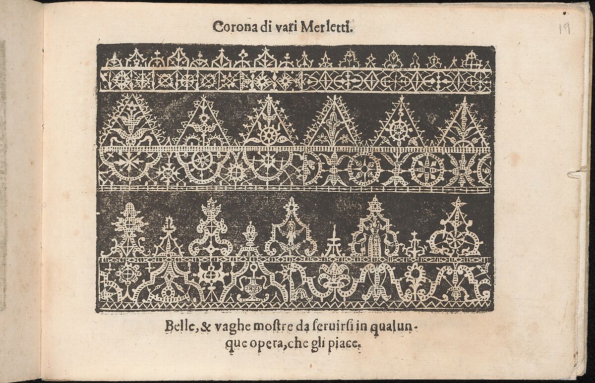 Corona delle Nobile et Virtuose Donne, Libro Terzo, Cesare Vecellio (Italian, Pieve di Cadore 1521–1601 Venice)  , Venice, Woodcut