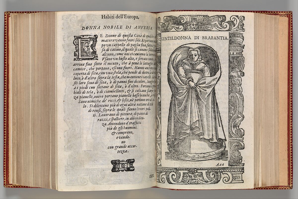 De gli habiti antichi et moderni di diversi parti del mondo, libri due ..., Cesare Vecellio (Italian, Pieve di Cadore 1521–1601 Venice), Woodcut