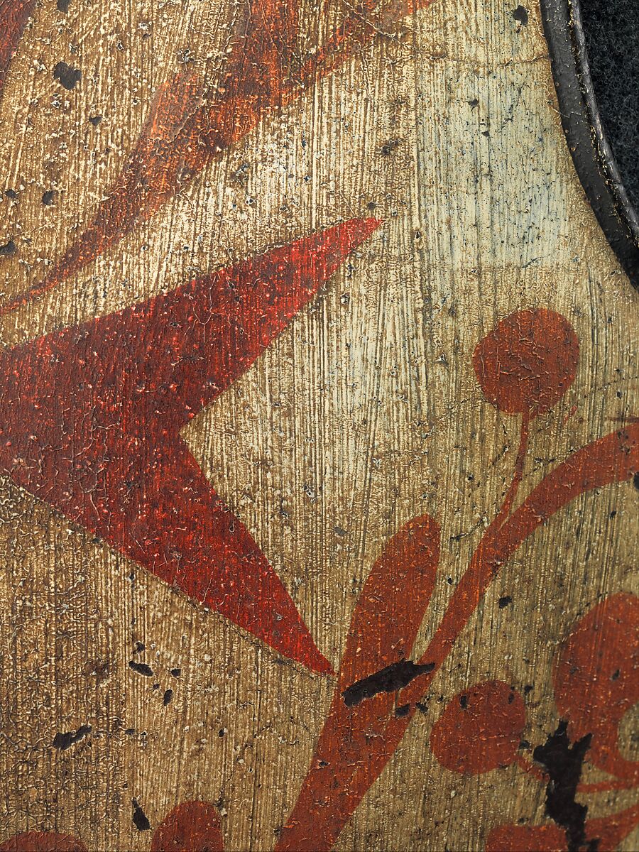 Helmet and Breastplate for the Gioco del Ponte, Steel, polychromy, lead, Italian