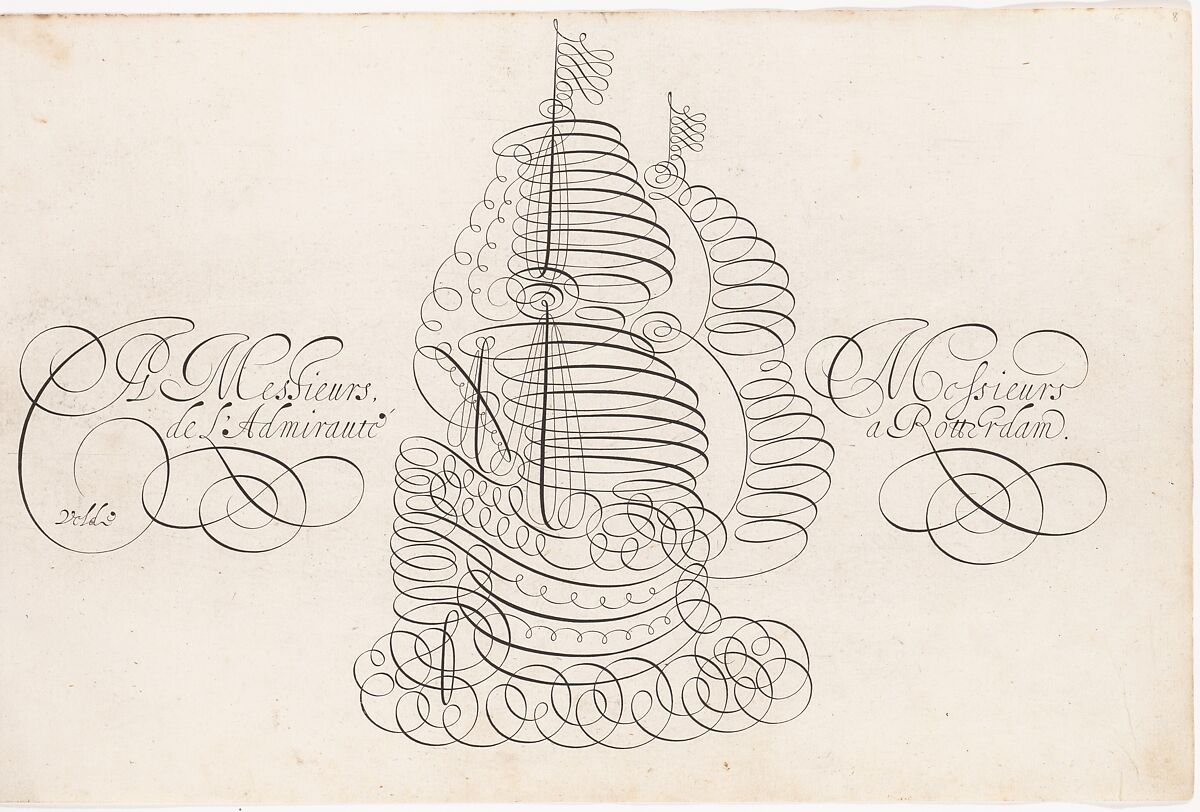 Spieghel der Schryfkonste...(Mirror of the Art of Writing), Jan van de Velde I (Netherlandish, Antwerp 1568–1623 Haarlem), Plates: etching and woodcut 