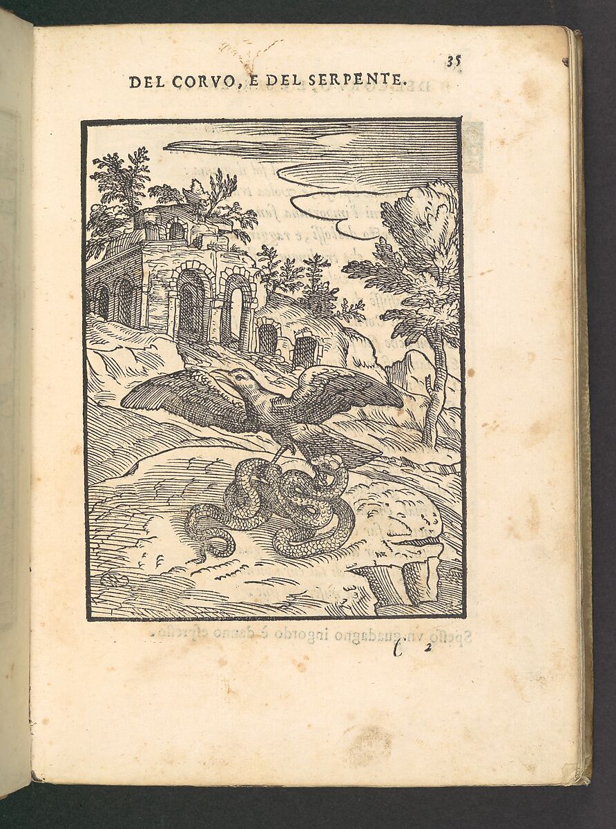 Cento Favole Morali (100 moral fables), Giovanni Maria Verdizotti (Italian, Venice 1525–1600 Venice), Printed book with woodcut illustrations 