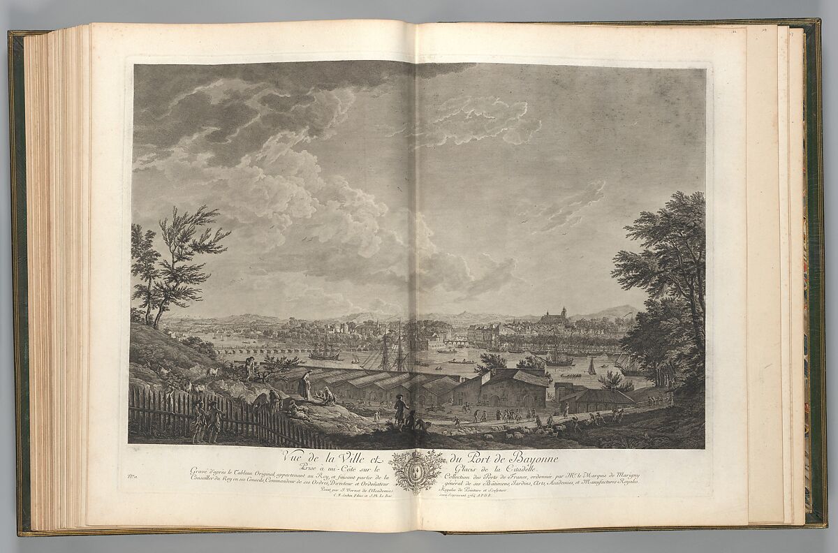 Oeuvres de Joseph Vernet...representant divers ports de mer en France et d'Italie, Joseph Vernet (French, Avignon 1714–1789 Paris), Plates: etchings and engravings