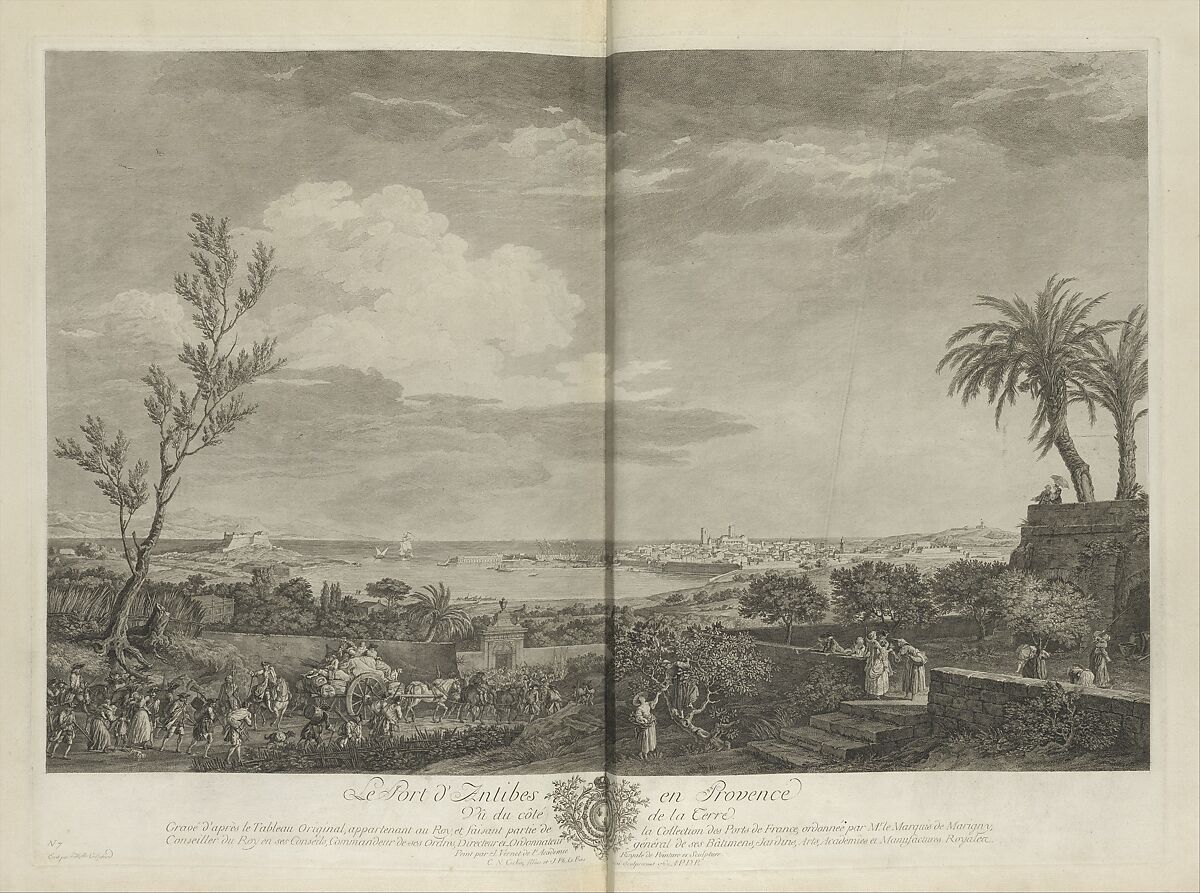 Oeuvres de Joseph Vernet...representant divers ports de mer en France et d'Italie, Joseph Vernet (French, Avignon 1714–1789 Paris), Plates: etchings and engravings
