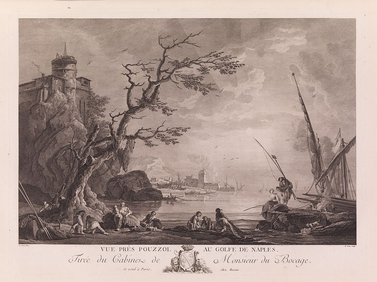 Oeuvres de Joseph Vernet...representant divers ports de mer en France et d'Italie, Joseph Vernet (French, Avignon 1714–1789 Paris), Plates: etchings and engravings