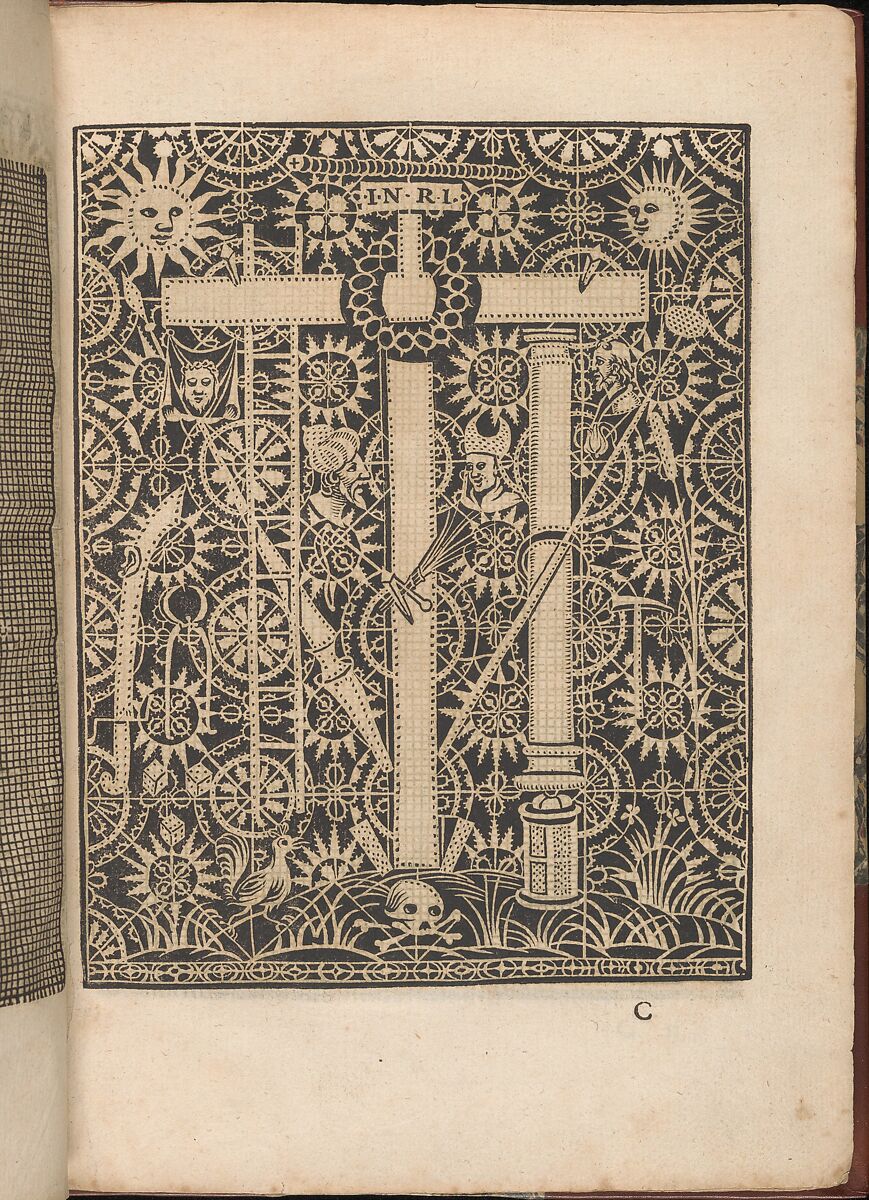 Les Secondes Oeuvres, et Subtiles Inventions De Lingerie du Seigneur Federic de Vinciolo Venitien, Federico de Vinciolo (Italian, active Paris, ca. 1587–99), Woodcut