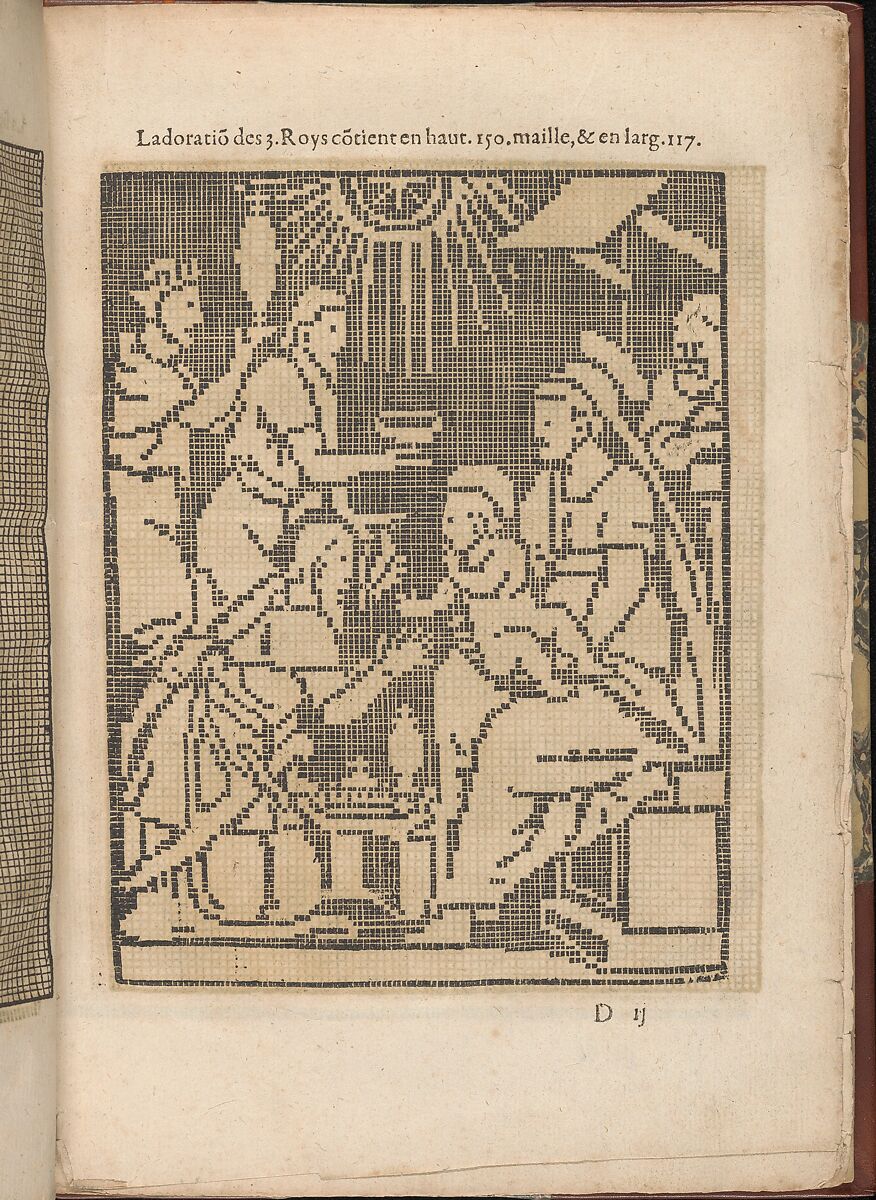 Les Secondes Oeuvres, et Subtiles Inventions De Lingerie du Seigneur Federic de Vinciolo Venitien, Federico de Vinciolo (Italian, active Paris, ca. 1587–99), Woodcut