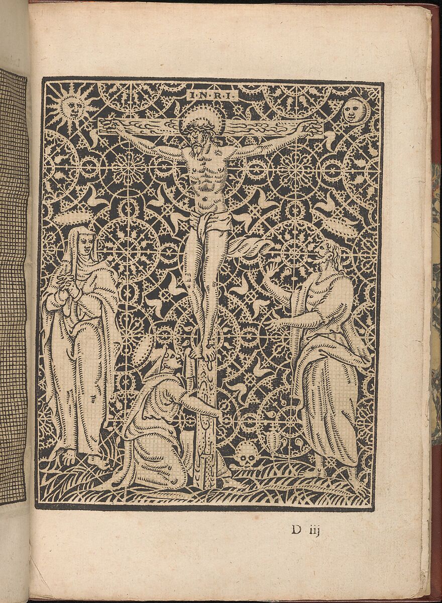 Les Secondes Oeuvres, et Subtiles Inventions De Lingerie du Seigneur Federic de Vinciolo Venitien, Federico de Vinciolo (Italian, active Paris, ca. 1587–99), Woodcut