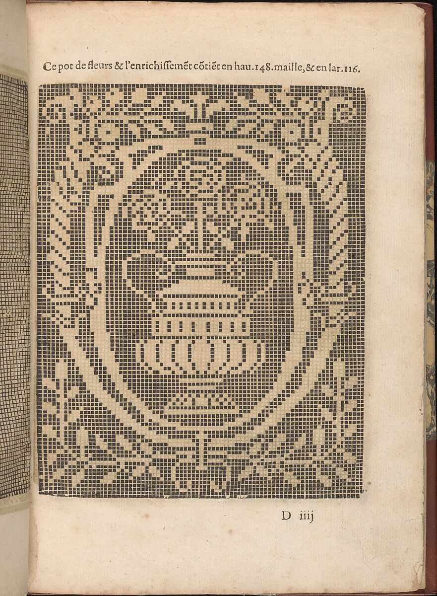 Les Secondes Oeuvres, et Subtiles Inventions De Lingerie du Seigneur Federic de Vinciolo Venitien, Federico de Vinciolo (Italian, active Paris, ca. 1587–99), Woodcut