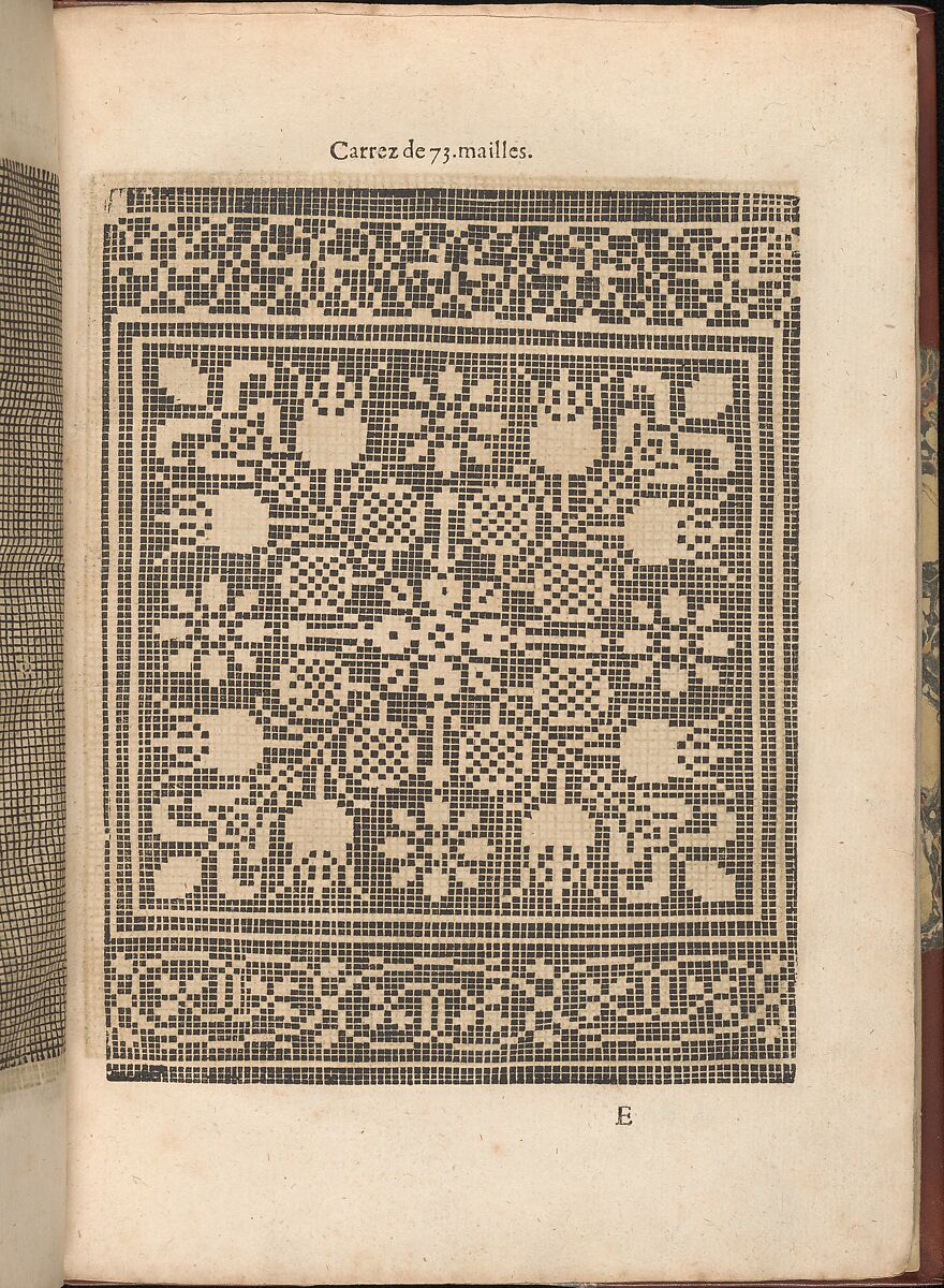 Les Secondes Oeuvres, et Subtiles Inventions De Lingerie du Seigneur Federic de Vinciolo Venitien, Federico de Vinciolo (Italian, active Paris, ca. 1587–99), Woodcut