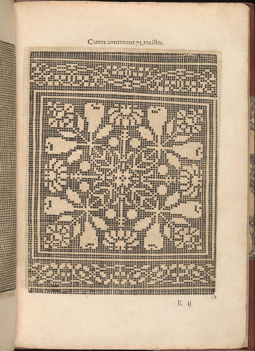 Les Secondes Oeuvres, et Subtiles Inventions De Lingerie du Seigneur Federic de Vinciolo Venitien, Federico de Vinciolo (Italian, active Paris, ca. 1587–99), Woodcut