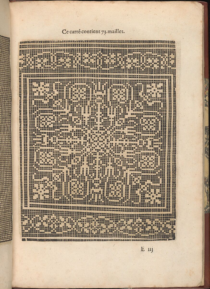 Les Secondes Oeuvres, et Subtiles Inventions De Lingerie du Seigneur Federic de Vinciolo Venitien, Federico de Vinciolo (Italian, active Paris, ca. 1587–99), Woodcut