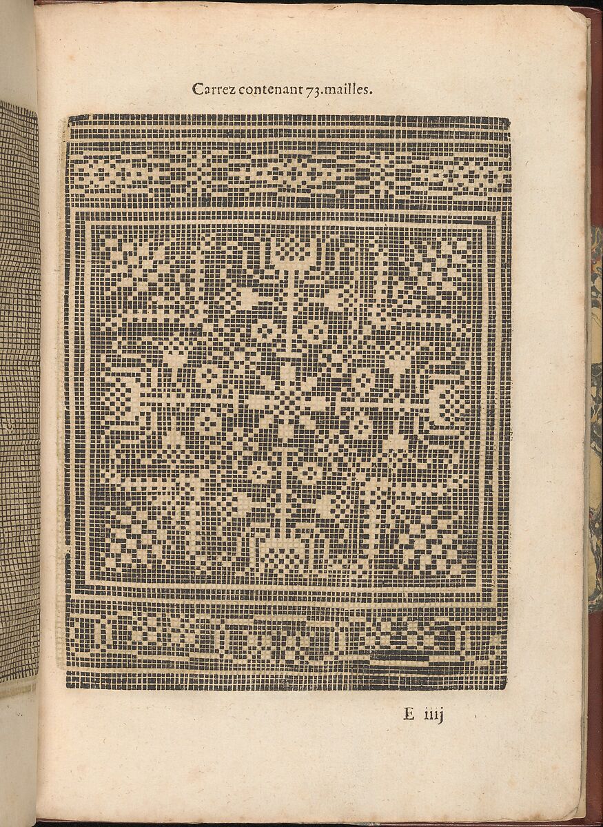 Les Secondes Oeuvres, et Subtiles Inventions De Lingerie du Seigneur Federic de Vinciolo Venitien, Federico de Vinciolo (Italian, active Paris, ca. 1587–99), Woodcut