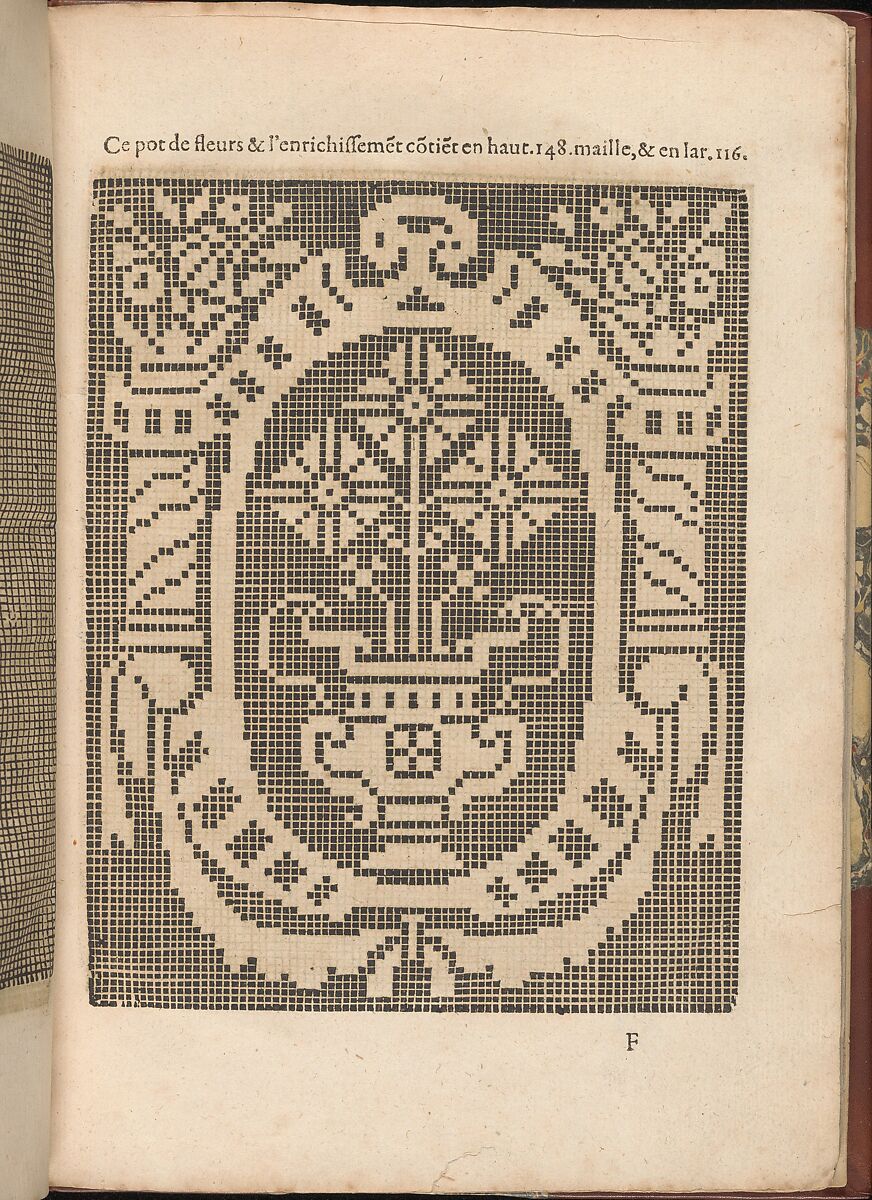 Les Secondes Oeuvres, et Subtiles Inventions De Lingerie du Seigneur Federic de Vinciolo Venitien, Federico de Vinciolo (Italian, active Paris, ca. 1587–99), Woodcut