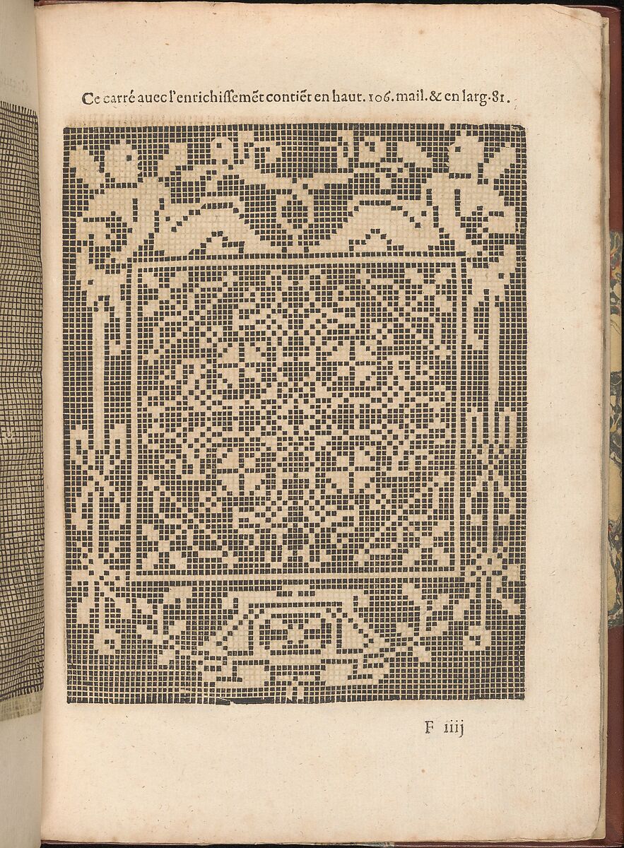 Les Secondes Oeuvres, et Subtiles Inventions De Lingerie du Seigneur Federic de Vinciolo Venitien, Federico de Vinciolo (Italian, active Paris, ca. 1587–99), Woodcut