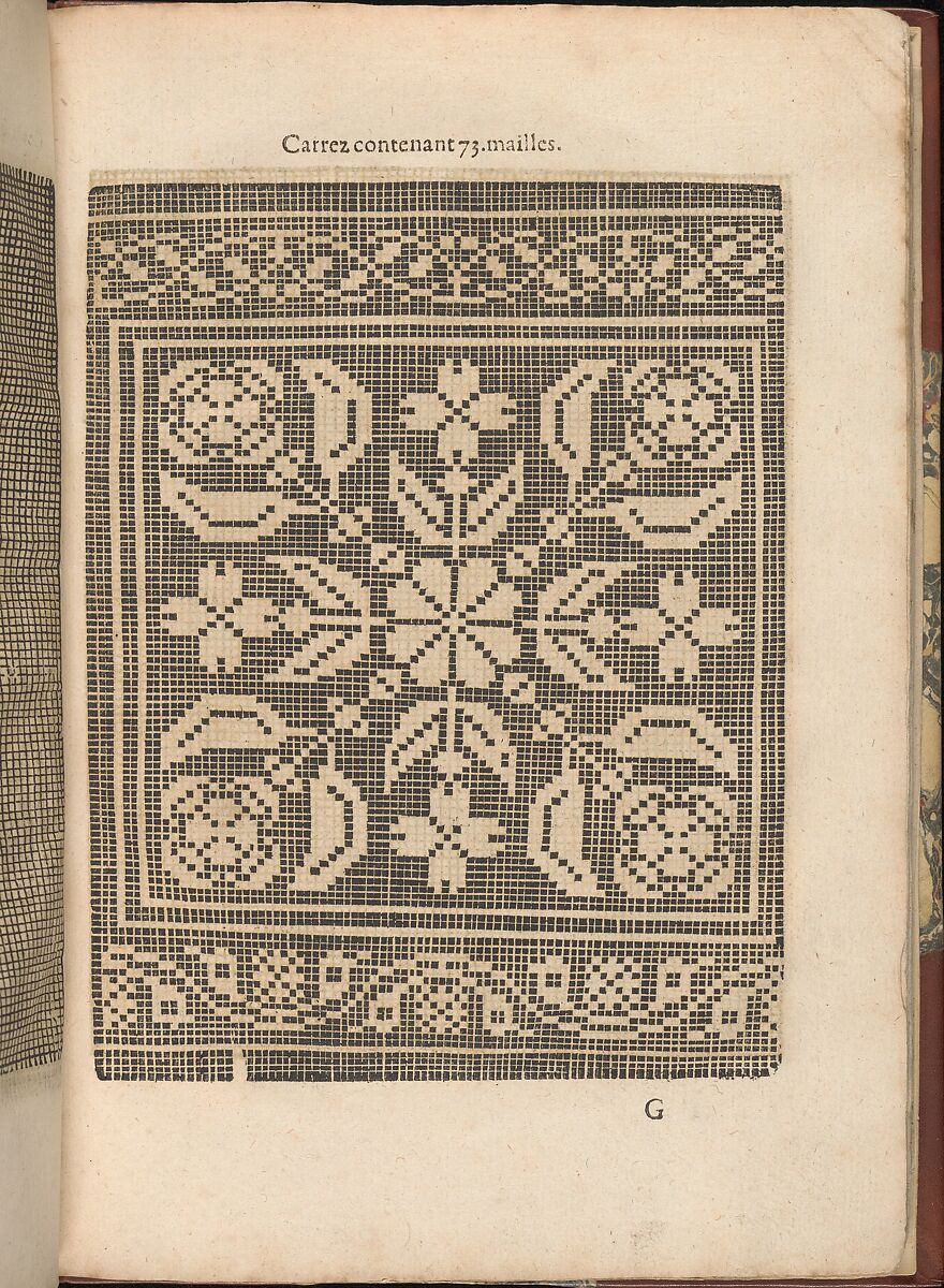 Les Secondes Oeuvres, et Subtiles Inventions De Lingerie du Seigneur Federic de Vinciolo Venitien, Federico de Vinciolo (Italian, active Paris, ca. 1587–99), Woodcut