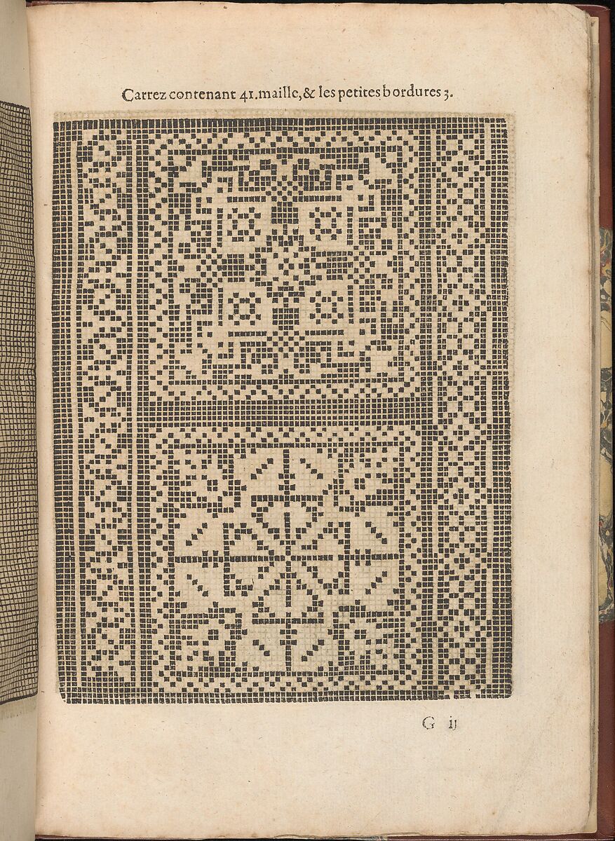 Les Secondes Oeuvres, et Subtiles Inventions De Lingerie du Seigneur Federic de Vinciolo Venitien, Federico de Vinciolo (Italian, active Paris, ca. 1587–99), Woodcut