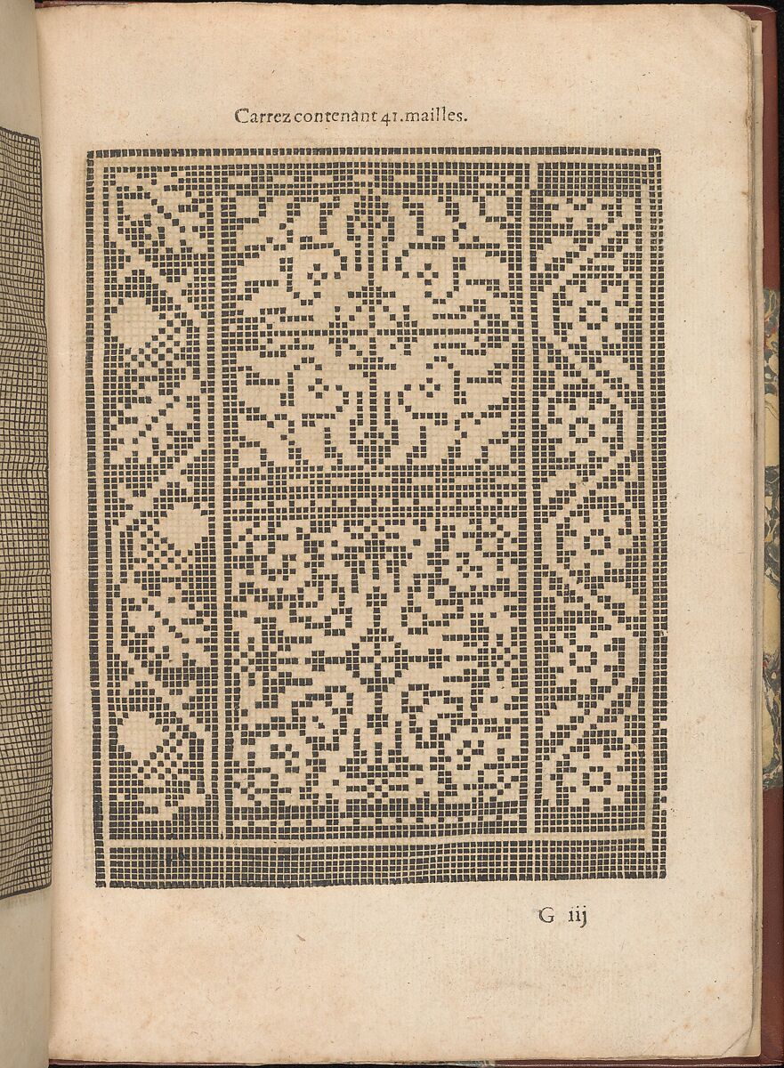 Les Secondes Oeuvres, et Subtiles Inventions De Lingerie du Seigneur Federic de Vinciolo Venitien, Federico de Vinciolo (Italian, active Paris, ca. 1587–99), Woodcut