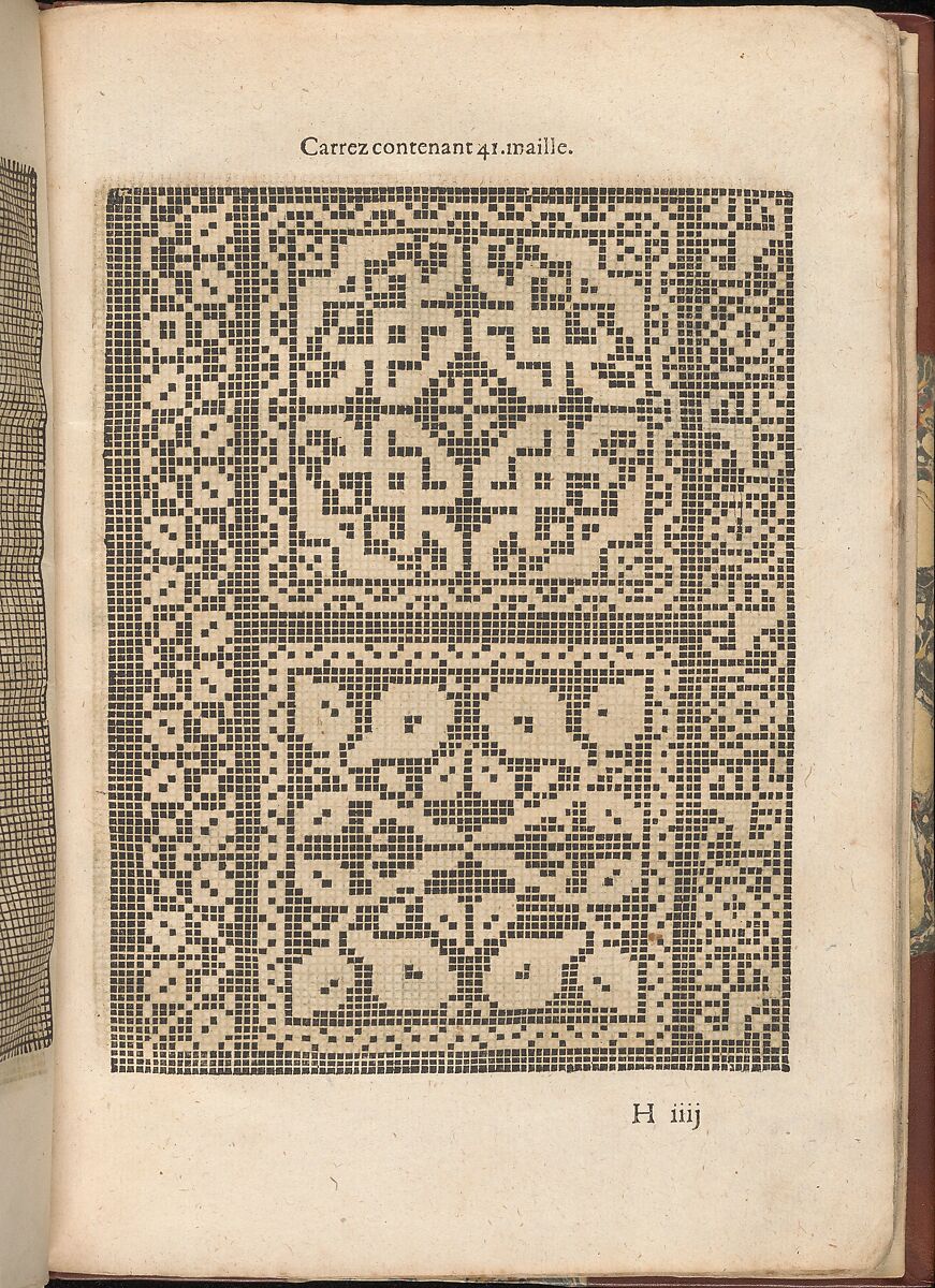 Les Secondes Oeuvres, et Subtiles Inventions De Lingerie du Seigneur Federic de Vinciolo Venitien, Federico de Vinciolo (Italian, active Paris, ca. 1587–99), Woodcut