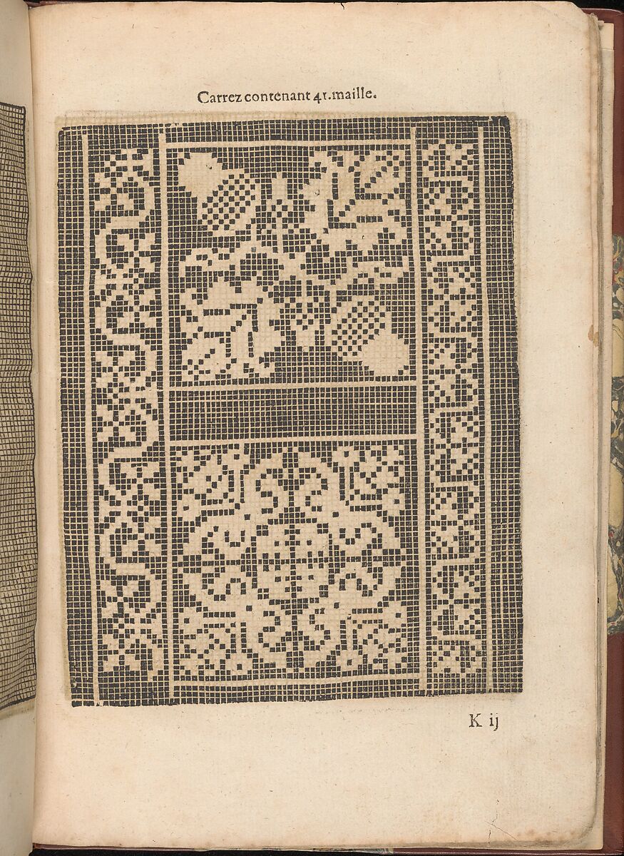 Les Secondes Oeuvres, et Subtiles Inventions De Lingerie du Seigneur Federic de Vinciolo Venitien, Federico de Vinciolo (Italian, active Paris, ca. 1587–99), Woodcut