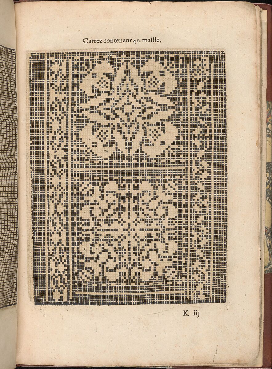 Les Secondes Oeuvres, et Subtiles Inventions De Lingerie du Seigneur Federic de Vinciolo Venitien, Federico de Vinciolo (Italian, active Paris, ca. 1587–99), Woodcut