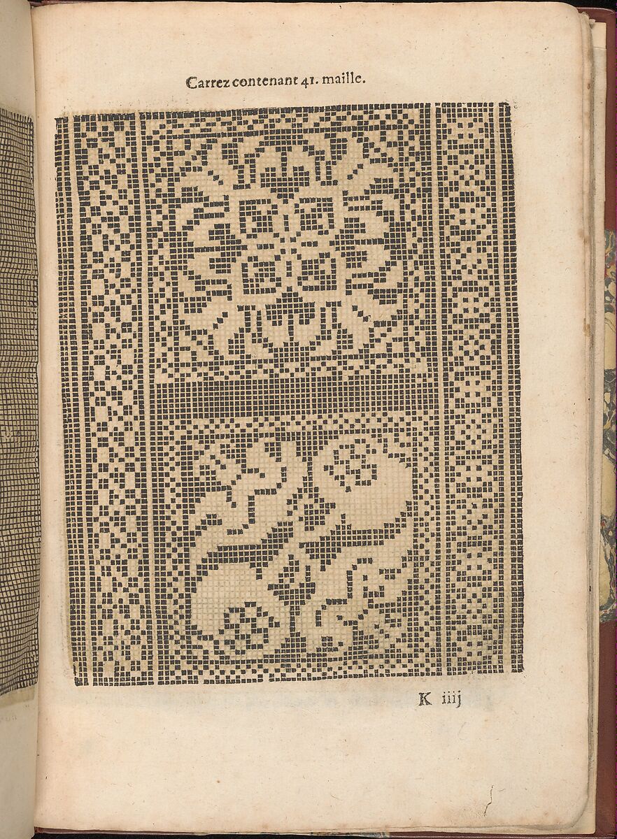 Les Secondes Oeuvres, et Subtiles Inventions De Lingerie du Seigneur Federic de Vinciolo Venitien, Federico de Vinciolo (Italian, active Paris, ca. 1587–99), Woodcut